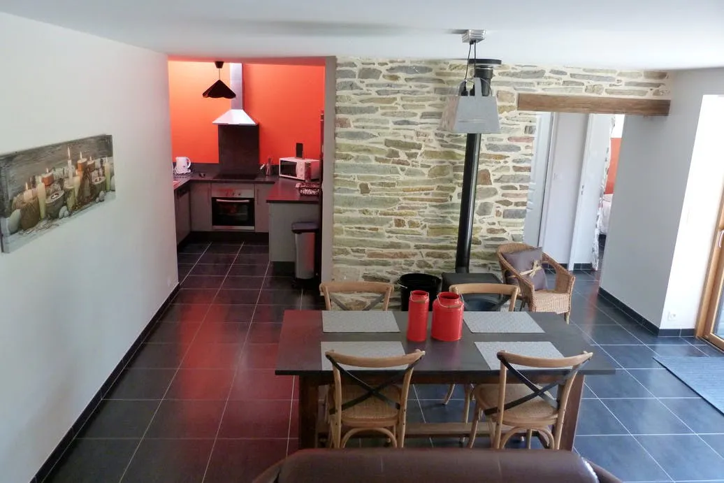 Gite du bois Peschard - Bretagne - Morbihan - Séjour Cuisine Gite le Frêne