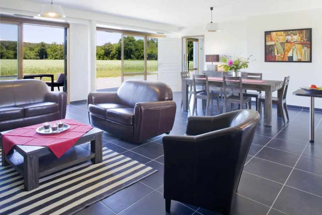 Gite du bois Peschard - Bretagne - Morbihan - Séjour Salon Gite le Hêtre